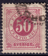 Stamp Sweden 1872-91 50o Used Lot26 - Gebruikt