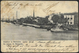 Croatia-----Malinska (Krk)-----old Postcard - Croatia