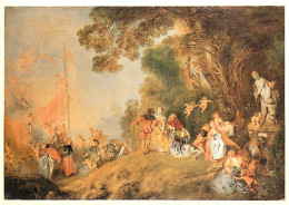 Art - Peinture - Antoine Watteau - L'Embarquement Pour Cythère - Carte Neuve - CPM - Voir Scans Recto-Verso - Peintures & Tableaux