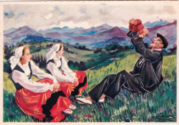 Illustrateur Charles Homualk - En Parcourant Le Pays Basque ( El Pais Vasco ) - Basque Buvant A La Gourde ( Sahakua ) - Homualk