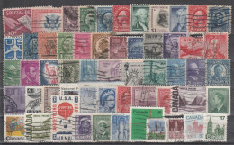 USA/Canada: Posten Mit  Div. Versch. Werten .   Gestpl./used - Lots & Kiloware (mixtures) - Max. 999 Stamps