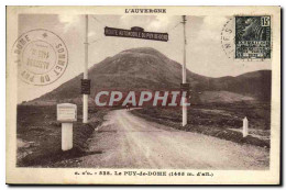 CPA Le Puy De Dome Route Automobile  - Courpiere
