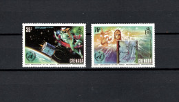 Grenada 1973 Space, Meteorology 2 Stamps MNH - America Del Nord
