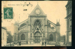 MOUY EGLISE                            (    Mes Cartes Ne Sont Pas Jaunies ) - Mouy