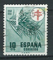 ESPAGNE - Obl - 1950 - Michel N° Z54 - Tuberculose - Gebraucht