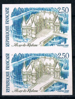 France 1987 N° 2464 Paire  Non Dentelé  IMP Neuf MNH ** Azay Le Rideau - 1981-1990