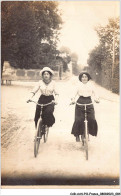 CAR-AASP11-0783 - FRANCE - CARTE PHOTO - PARMAIN - DEUX DAMES A VELO - Parmain