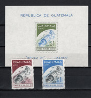 Guatemala 1969/1970 Space Apollo 11 Moonlanding Set Of 2 + S/s MNH - Nordamerika