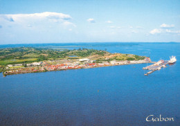 Gabon-Vue Aérienne Du Port D'OWENDO Dans L'Estuaire Du Gabon *SUP* 2 Scans - Otros & Sin Clasificación