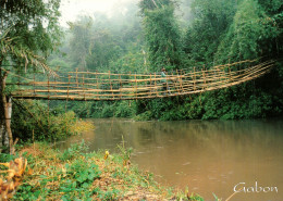 Gabon- Le Pont De Bambou Sur L'OGOULOU Près De MIMONGO* 2 Scans - Sonstige & Ohne Zuordnung