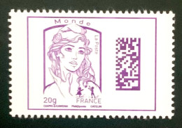 2015 FRANCE N 4976 MARIANNE MONDE - CODE DATAMATRIX - NEUF** - Unused Stamps