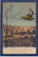 CPA Autographe Signature Cirque équilibriste Indien Non Circulée Circus Cirk Spectacle D'jelmako - Attori E Comici 