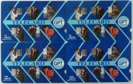 JAMAICA - GPT -  Telecard - 1st Issue Set Of 4 - Field Trials - 1GPTA To D - 10, 50, 100 & 100 Units - Used - Giamaica