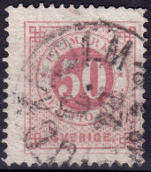 Stamp Sweden 1872-91 50o Used Lot30 - Usati