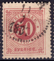 Stamp Sweden 1872-91 50o Used Lot34 - Gebraucht