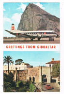 GIB-52   GIBRALTAR : Greetings From ( With Airport) - Gibraltar