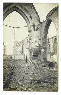 Ramscapelle  Ramskapelle   Nieuwpoort   FOTOKAART Van De Kerk Tijdens De Eerste Wereldoorlog - Nieuwpoort