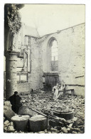 Lampernisse  Diksmuide  FOTOKAART Van De Kerk Tijdens De Eerste Wereldoorlog - Diksmuide