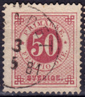 Stamp Sweden 1872-91 50o Used Lot55 - Oblitérés