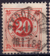Stamp Sweden 1872-91 20o Used Lot1 - Usados