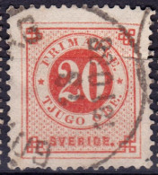 Stamp Sweden 1872-91 20o Used Lot11 - Gebruikt