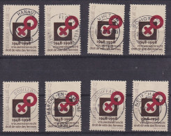 DROIT DE VOTE DES FEMMES Hannut Florenville Virton Schoten Bouillon Marche En Famenne Houffalize Neufchâteau - Used Stamps