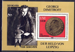 DDR 1982 - Georgi Dimitrow, Block 68, Postfrisch ** / MNH - 1981-1990