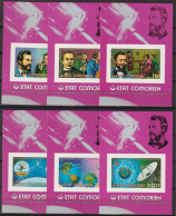 Isole Comores 1976 6 BF Telefono **/MNH VF - Komoren (1975-...)