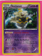 Carte Pokemon Francaise 2014 Xy Etincelles 40/106 Noctunoir 130pv Reverse Usagé - XY