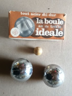 PAIRE DE BOULES DE PETANQUE AVEC COCHONNET - Andere & Zonder Classificatie