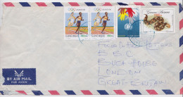 Guinée-Bissau Lettre Timbre JO Atlanta 96 Serpent Olympics Snake Stamp Air Mail Cover - Guinée-Bissau