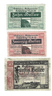 **notgeld   Austria  Scharding Serie Compleet    951.1a - Austria