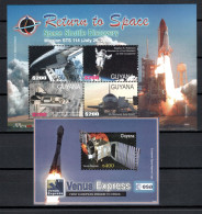 Guyana 2006 Space, Discovery, Venus Express Sheetlet + S/s MNH - South America