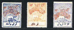 REF 090 > NEDJED - ARABIE SAOUDITE < Yv N° 17 à 19 * Neuf Ch Dos Visible - MH * < Train Chemin De Fer -- Railway - Arabie Saoudite