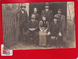 GENEALOGIE Carte Photo Famille BRATEAU FREBAULT  Circa 1905 - Genealogia