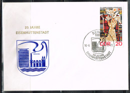 MAIN L 11 - ALLEMAGNE DEMOCRATIQUE DDR N° 1734 Eisenhüttenstadt Sur FDC - 1971-1980