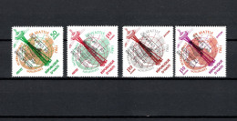 Haiti 1963 Space, Expo Seattle Set Of 4 With Black O/p  "Utilisations Pacifiques De L'espace" MNH - Amérique Du Nord