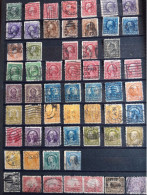 US PERFINS Collection Of 95 Stamps Canceled From 1890 To 1960 - Zähnungen (Perfins)