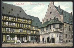 AK Halberstadt, Rathaus Von Der Ostseite  - Halberstadt