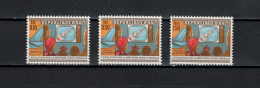 Haiti 1968 Space Education 3 Stamps MNH - Amérique Du Nord