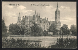 AK Schwerin I. M., Grossherzogliches Schloss, Seeseite  - Schwerin