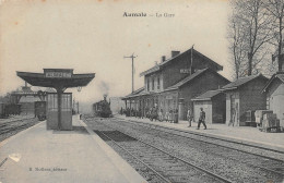 ¤¤  -   AUMALE   -   La Gare, Train, Chemin De Fer, Locomotive      -   ¤¤ - Aumale