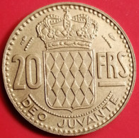 20 Francs 1951 Monaco - 1949-1956 Oude Frank