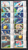 Haiti 1970 Space, Apollo 12 Set Of 16 Imperf. MNH - Noord-Amerika