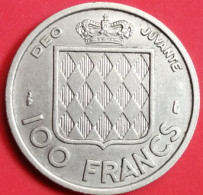 100 Francs 1956 Monaco - 1949-1956 Oude Frank