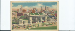 Transport  Postcard Union Station Kansas City Missouri Posted 1949 Usa - Estaciones Sin Trenes