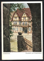 AK Quedlinburg, Durchblick Zum Klopstockhaus  - Quedlinburg