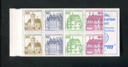 "BUNDESREPUBLIK DEUTSCHLAND" 1980, Markenheftchen Mi. 23c OZ ** (B1093) - 1971-2000