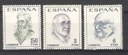 Spain 1966 - Literatos Ed 1758-60 (**) - Ongebruikt