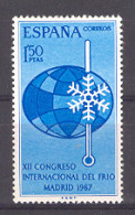 Spain 1967. Congr. Frio Ed 1817 (**) - Nuovi